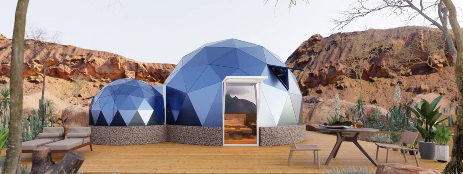 黄平县球形智能光伏玻璃星空房